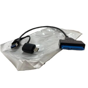 Cable Galleta SATA a USB y Tipo C