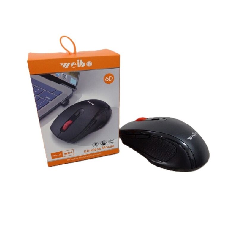 Mouse weibo inalámbrico 6 botones