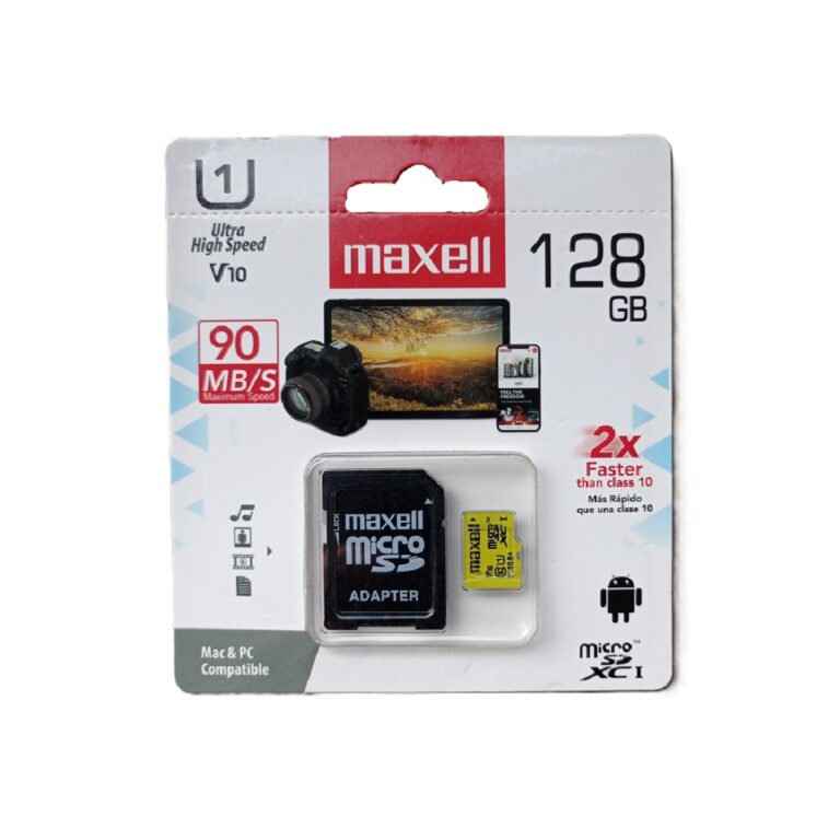 Memoria Micro SD Maxell 128GB