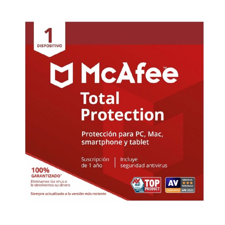 McAfee Total Protection 1 Dispositivo