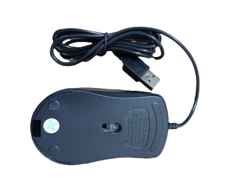Mouse Negro Alámbrico - Imagen 3
