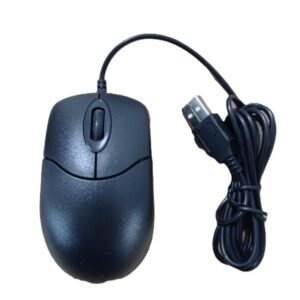 Mouse Negro Alámbrico